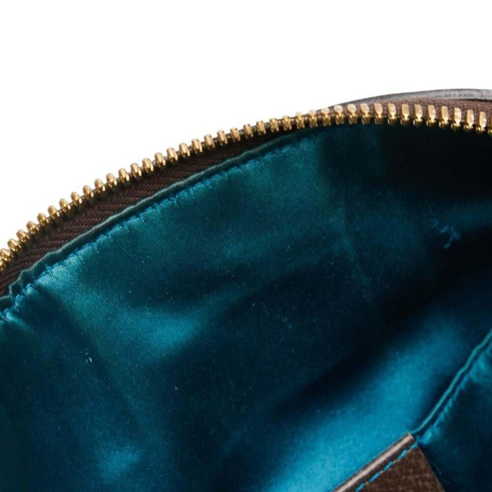 GUCCI Authentic Brown Leather Shoulder Bag - Picture 9 of 15
